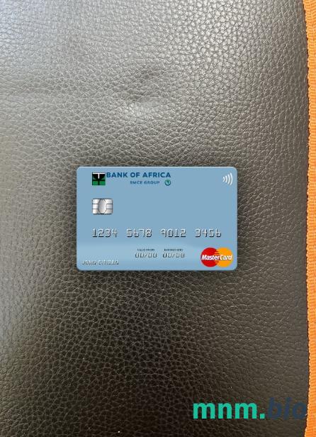 Madagascar bank of Africa wygląd zdjęcia mastercard skan PSD + zdjęcie